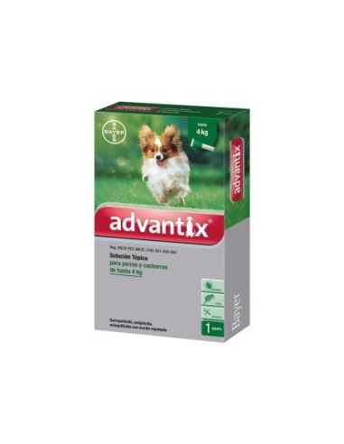 ADVANTIX PARA PERROS DE 1,5 A 4 KG. (4 PIPETAS)