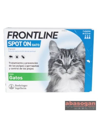 FRONTLINE GATOS 3 PIPETAS