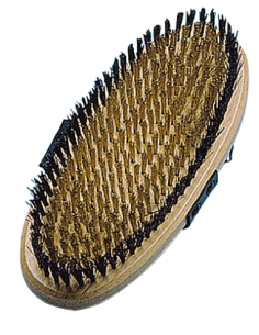 BRUZA DE MADERA CON PUAS DE NYLON