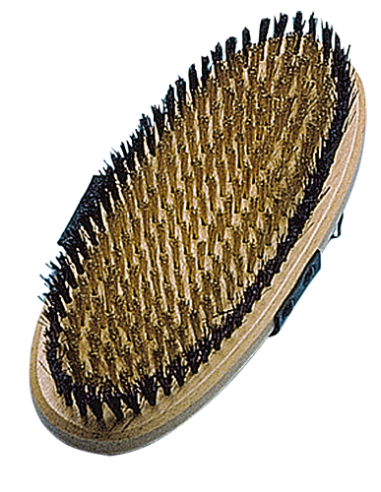 BRUZA DE MADERA CON PUAS DE NYLON