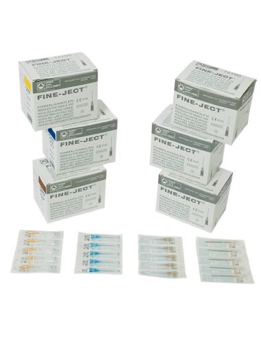 AGUJAS DESECHABLES FINE-JECT - (15 MEDIDAS)