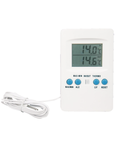 TERMÓMETRO DIGITAL MAX/MIN - CON SONDA INTERIOR/EXTERIOR