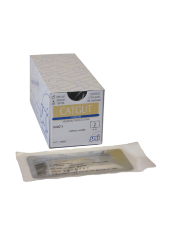 CATGUT SMI- SOBRE ESTÉRIL CON AGUJA- (4 MEDIDAS)