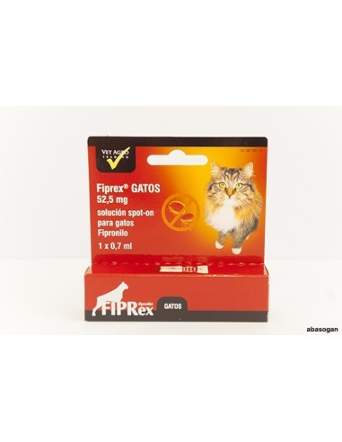 FIPREX 52.5 MG GATOS 1 PIPETA