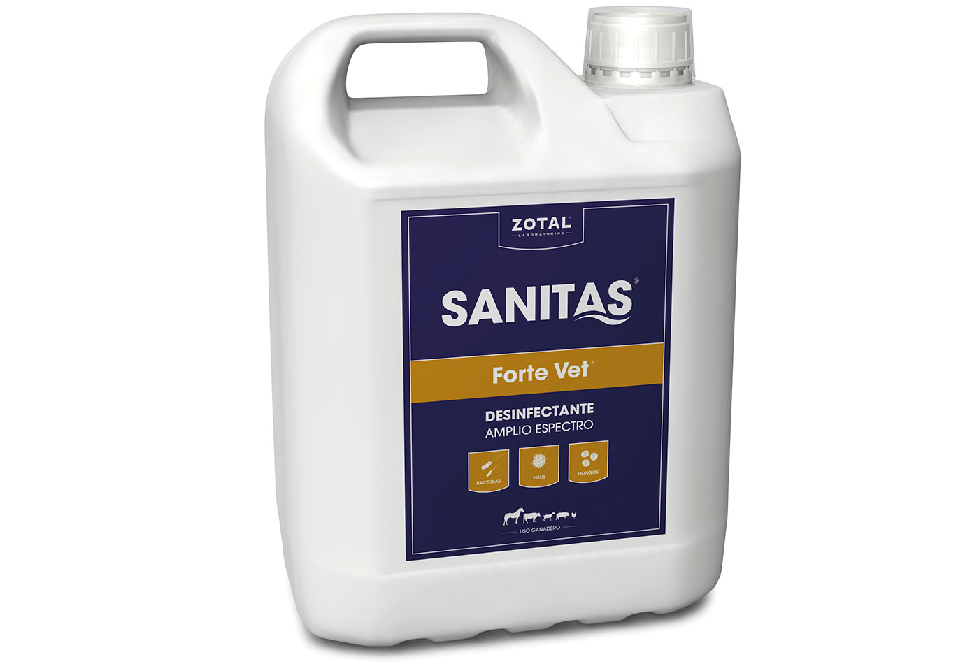 DESINFECCIÓN CON SANITAS FORTE VET. 