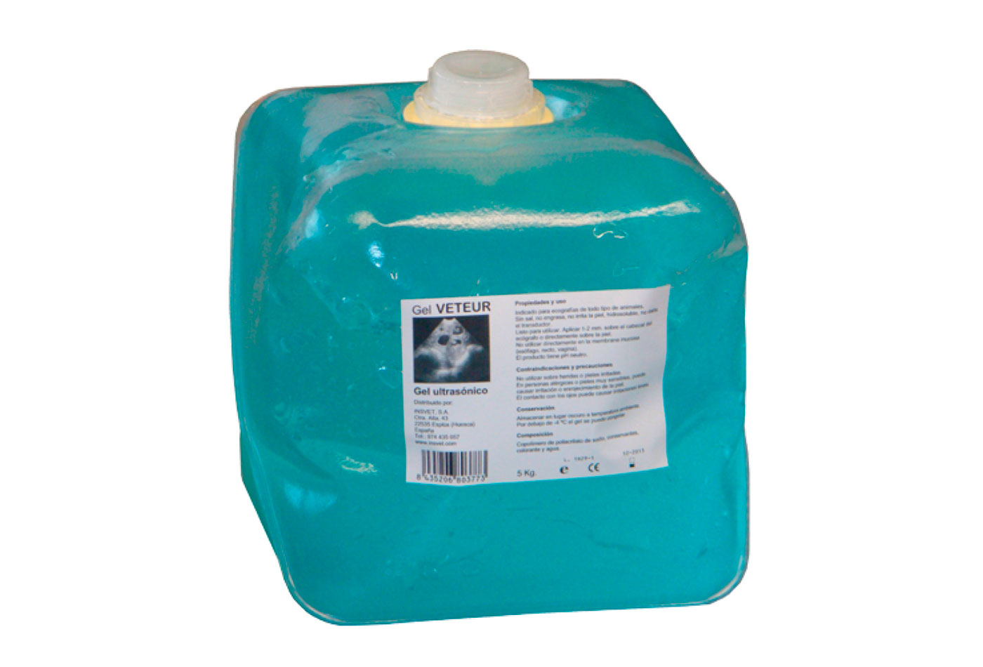 GEL ULTRASÓNICO PARA ECOGRAFÍAS VETERINARIAS