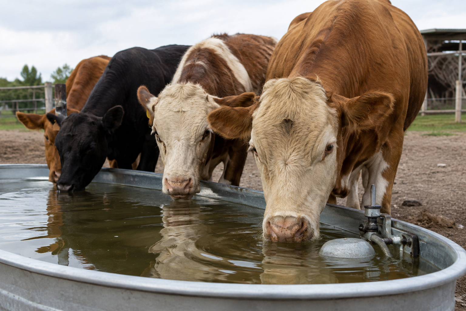 Cómo elegir el mejor bebedero para ganado: claves para vacas, ovejas y caballos